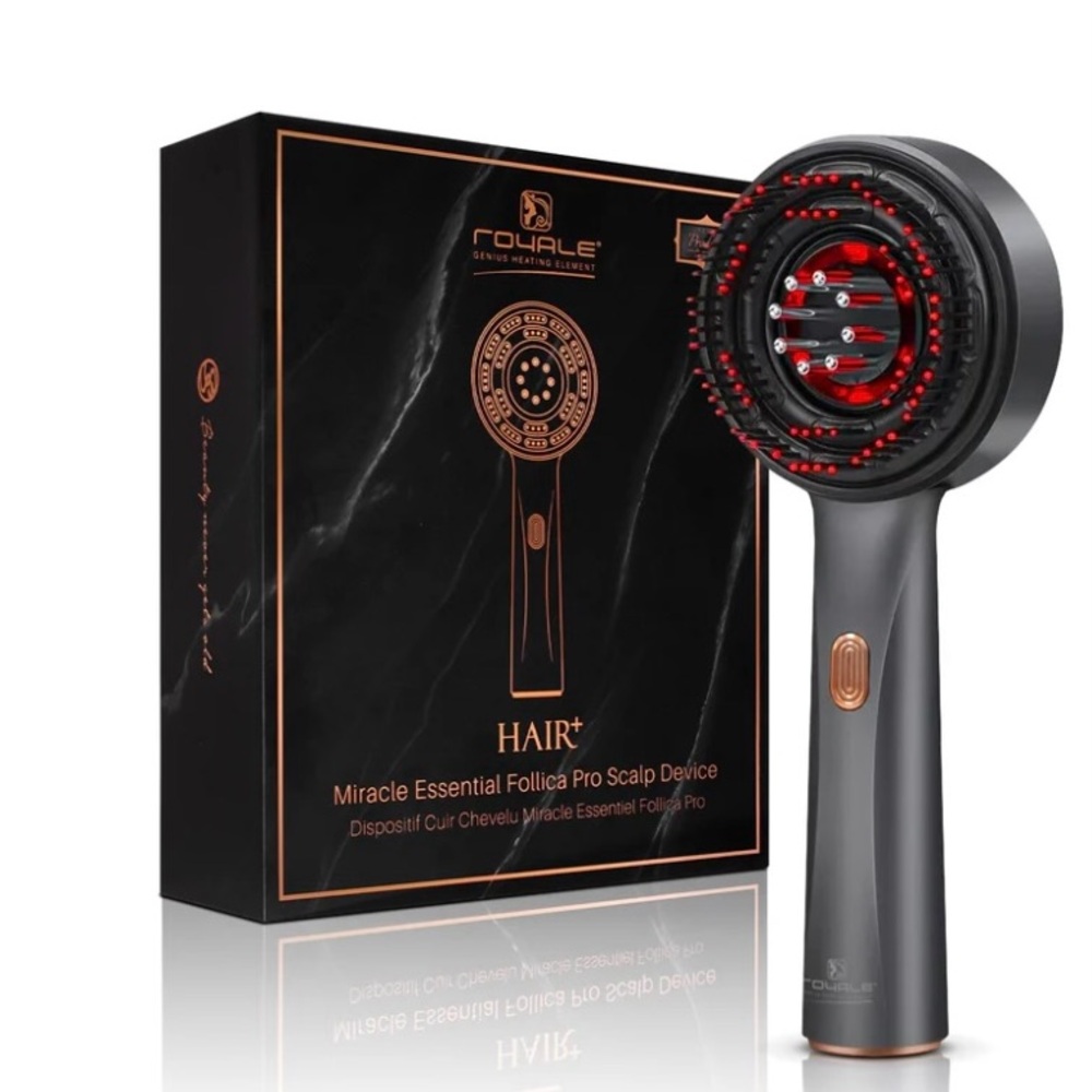 ROYALE HAIR+ Miracle Essential Follica Pro Scalp Device NEW IN BOX!